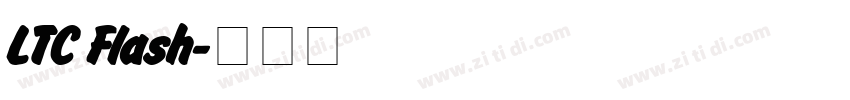 LTC Flash字体转换